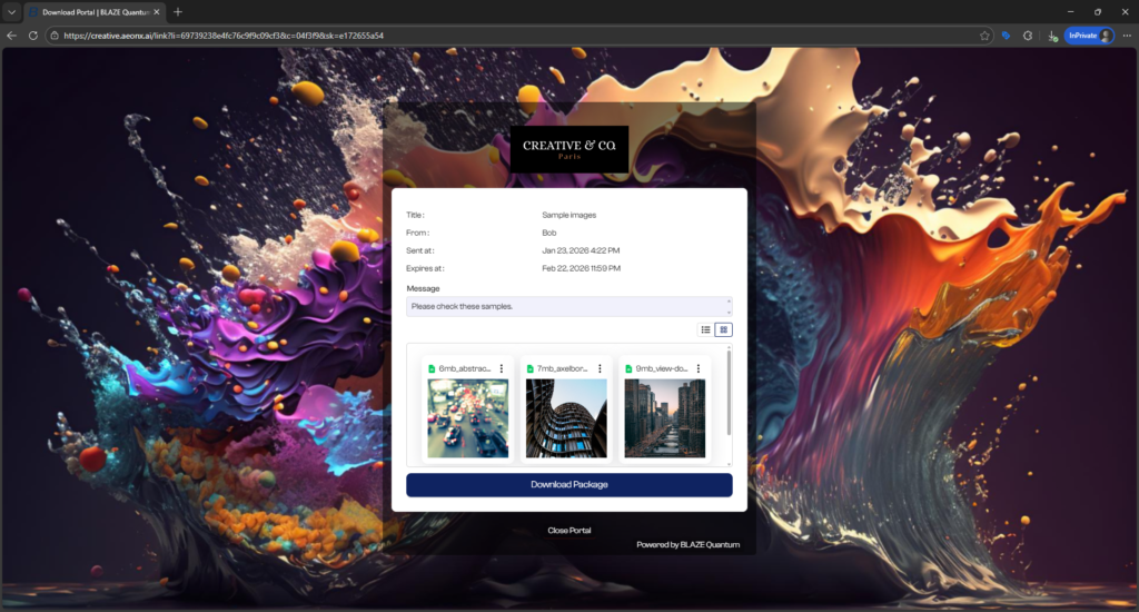 Custom-Branded Download Page